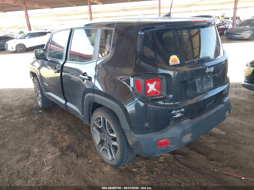 2020 Jeep Renegade VIN ZACNJBAB6LPL86479 IAAI salvage auction — RIGHT FRONT, Salvage (Arizona), sold $2,000 on 2026-07-28 (photo 3)
