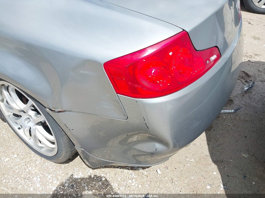 2006 Infiniti G35 VIN JNKCV54E66M715771 IAAI salvage auction — NORMAL WEAR, Clear (Illinois), sold $550 on 2026-07-14 (photo 6)