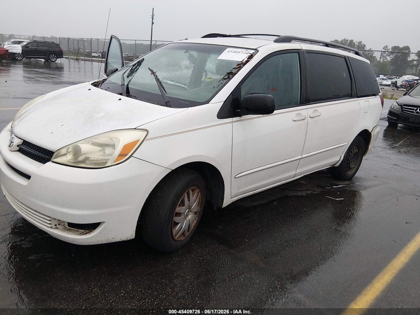 2005 Toyota Sienna VIN 5TDZA23C25S373194 IAAI salvage auction — NORMAL WEAR, Clear (North Carolina), sold $525 on 2026-07-29 (photo 2)