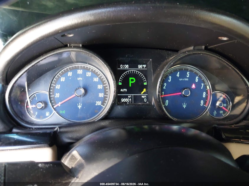 2015 Maserati Granturismo VIN ZAM45VLA3F0127544 IAAI salvage auction — FRONT END, Salvage (California), sold $16,525 on 2026-07-08 (photo 7)