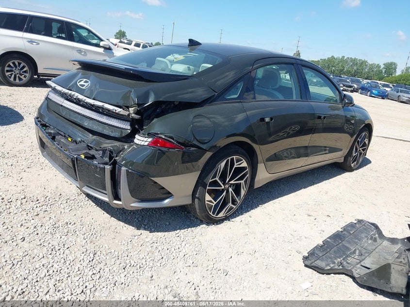 2024 Hyundai Ioniq 6 VIN KMHM54AC9RA063328 IAAI salvage auction — REAR END, Salvage (Ohio), sold $6,800 on 2026-07-23 (photo 4)