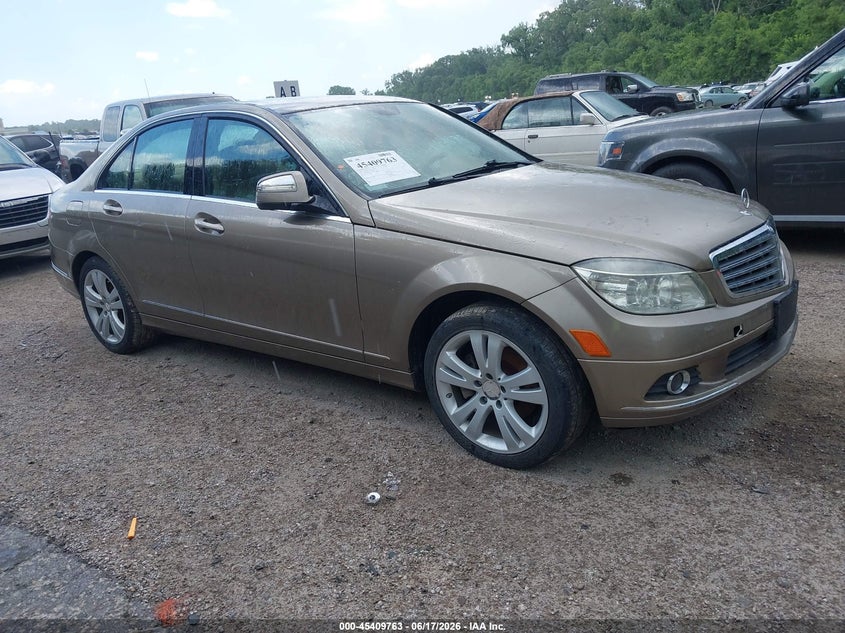 2008 Mercedes-benz C class VIN WDDGF81X78F059844 IAAI salvage auction — NORMAL WEAR, Clear (Colorado), sold $725 on 2026-07-22 (photo 1)