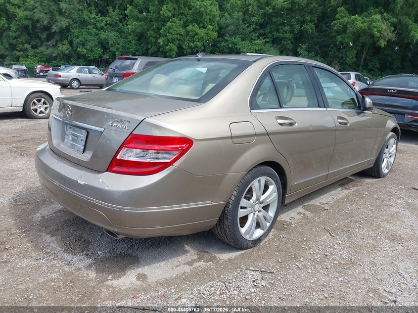 2008 Mercedes-benz C class VIN WDDGF81X78F059844 IAAI salvage auction — NORMAL WEAR, Clear (Colorado), sold $725 on 2026-07-22 (photo 4)