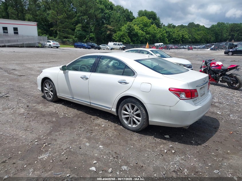 2010 Lexus Es 350 VIN JTHBK1EG7A2345898 IAAI salvage auction — RIGHT FRONT, Salvage (Georgia), sold $1,650 on 2026-08-01 (photo 3)