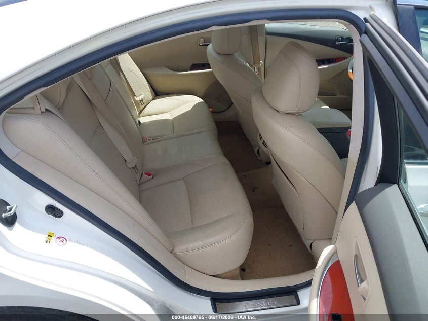 2010 Lexus Es 350 VIN JTHBK1EG7A2345898 IAAI salvage auction — RIGHT FRONT, Salvage (Georgia), sold $1,650 on 2026-08-01 (photo 8)