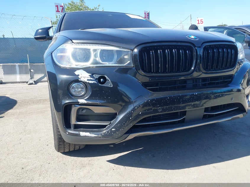 2017 BMW X6 VIN 5UXKU2C32H0X46961 IAAI salvage auction — NORMAL WEAR, Clear - Dealer Only (California), sold $4,725 on 2026-07-15 (photo 6)