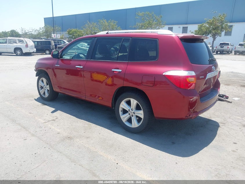 2008 Toyota Highlander VIN JTEDS42A582016120 IAAI salvage auction — FRONT END, Salvage (California), sold $2,050 on 2026-07-12 (photo 3)