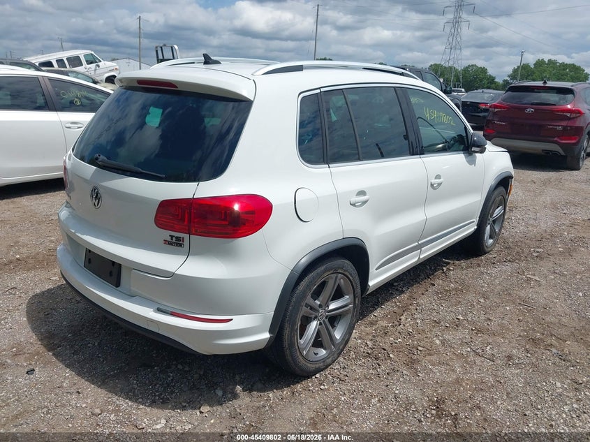 2017 Volkswagen Tiguan VIN WVGUV7AX0HW505774 IAAI salvage auction — LEFT FRONT, Salvage Title, sold $2,350 on 2026-07-22 (photo 4)