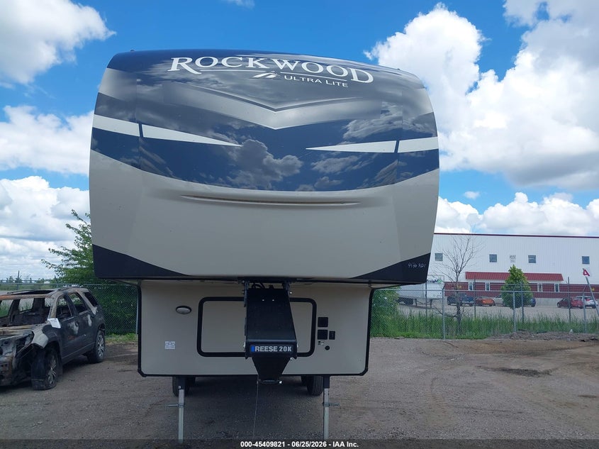 2021 Rockwood Rockwood VIN 4X4FRLE29M1897082 IAAI salvage auction — SIDE, Clear (North Dakota), sold $3,550 on 2026-07-28 (photo 7)