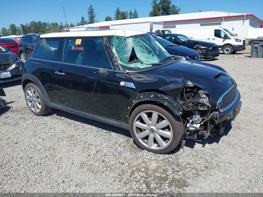 2009 Mini Cooper VIN WMWMF73599TW86077 IAAI salvage auction — ROLLOVER, Bill Of Sale (Washington), sold $175 on 2026-07-15 (photo 1)