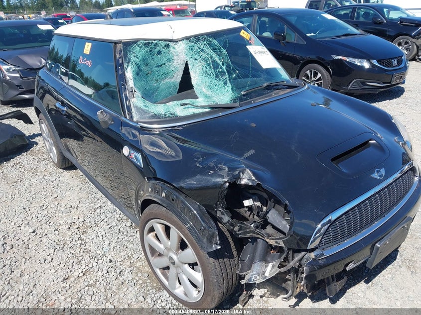 2009 Mini Cooper VIN WMWMF73599TW86077 IAAI salvage auction — ROLLOVER, Bill Of Sale (Washington), sold $175 on 2026-07-15 (photo 6)