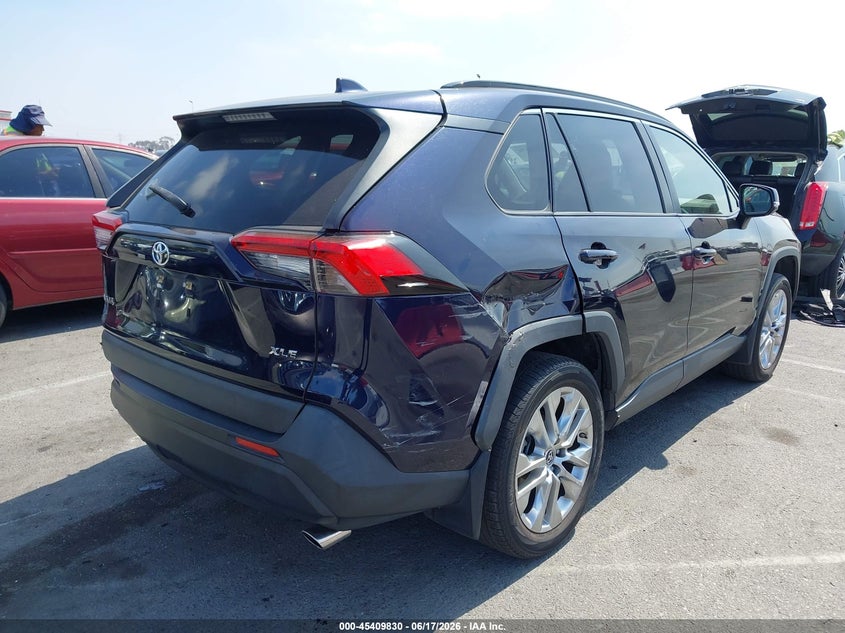 2019 Toyota Rav 4 VIN JTMC1RFV1KD027530 IAAI salvage auction — LEFT REAR, Salvage (California), sold $8,300 on 2026-07-09 (photo 4)