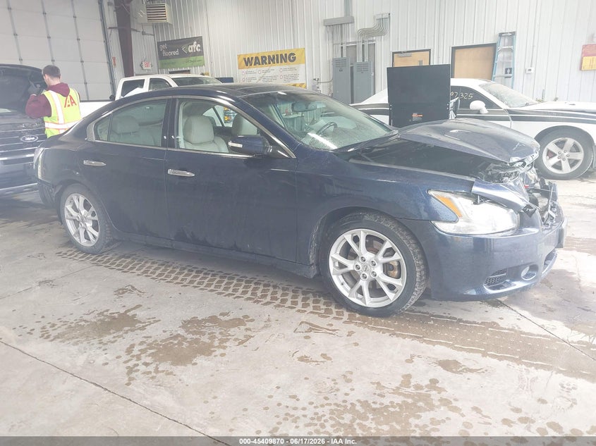 2014 Nissan Maxima VIN 1N4AA5AP8EC430560 IAAI salvage auction — FRONT END, Salvage (Idaho), sold $450 on 2026-07-10 (photo 1)