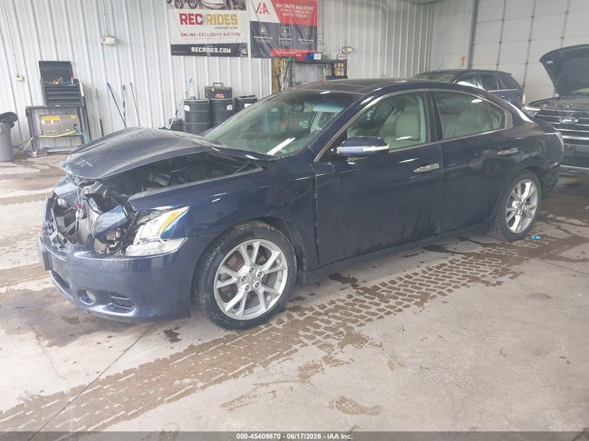 2014 Nissan Maxima VIN 1N4AA5AP8EC430560 IAAI salvage auction — FRONT END, Salvage (Idaho), sold $450 on 2026-07-10 (photo 2)