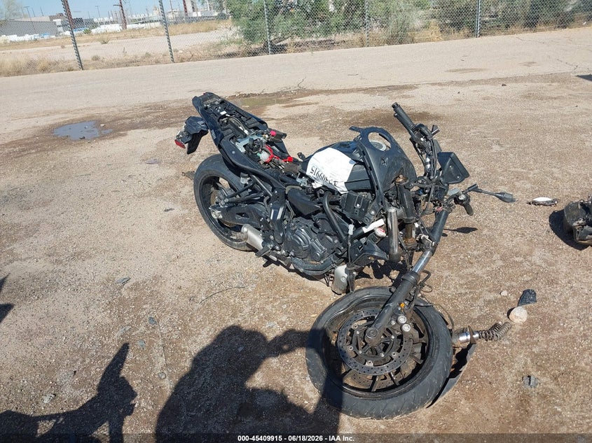 2023 Yamaha Mt VIN JYARM32Y3PA001403 IAAI salvage auction — ALL OVER, Salvage (Arizona), sold $1,150 on 2026-07-28 (photo 1)