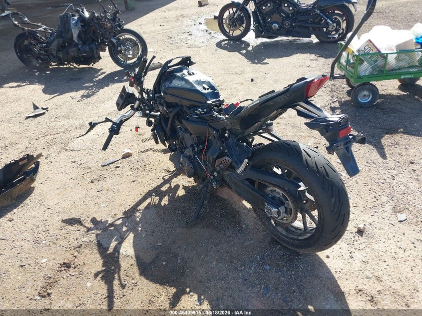 2023 Yamaha Mt VIN JYARM32Y3PA001403 IAAI salvage auction — ALL OVER, Salvage (Arizona), sold $1,150 on 2026-07-28 (photo 3)