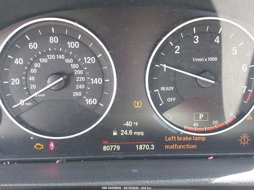 2015 BMW 3er VIN WBA3B1G56FNT06479 IAAI salvage auction — RIGHT FRONT, Salvage (Arizona), sold $2,675 on 2026-07-07 (photo 7)