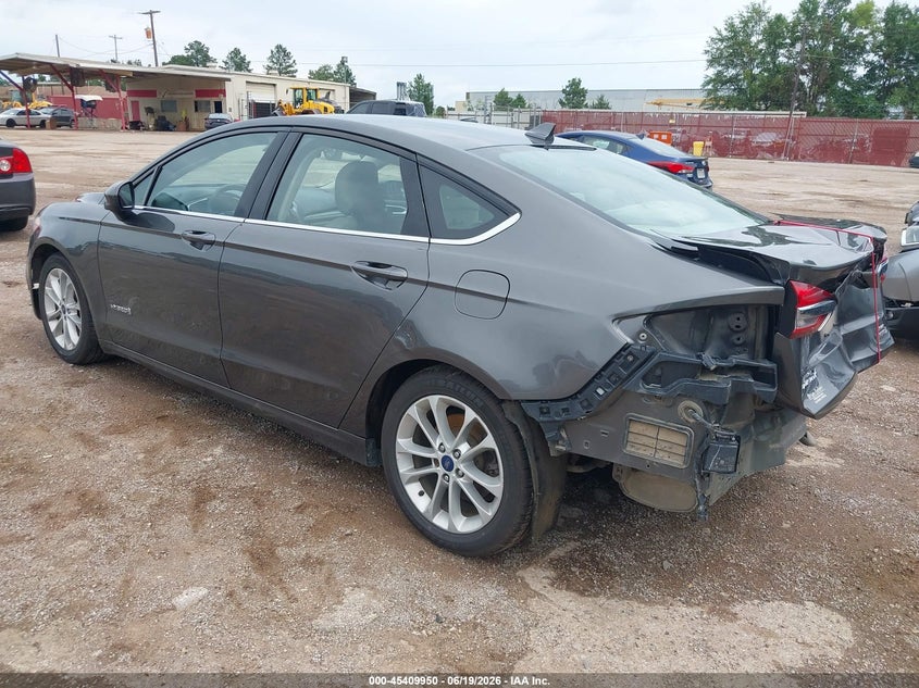 2019 Ford Fusion VIN 3FA6P0LU0KR171134 IAAI salvage auction — FRONT & REAR, Salvage (Texas), sold $725 on 2026-07-09 (photo 3)