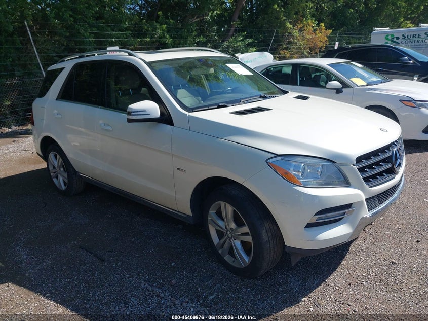 2012 Mercedes-benz M-klasse VIN 4JGDA5HB6CA023181 IAAI salvage auction — REAR END, Clear (Indiana), sold $3,700 on 2026-07-10 (photo 1)