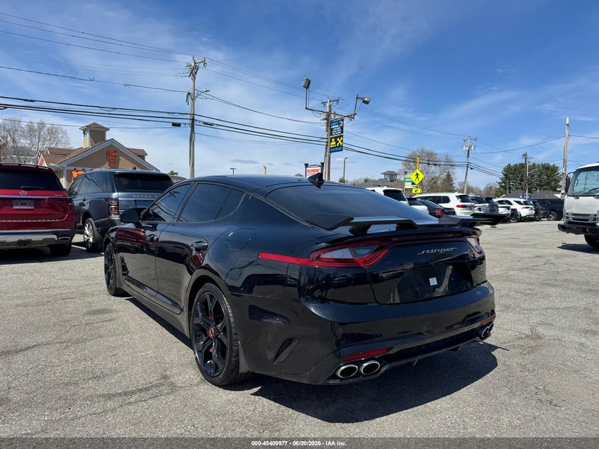 2019 Kia Stinger VIN KNAE55LC9K6057823 IAAI salvage auction — UNKNOWN, Clear (Maryland), sold $11,400 on 2026-07-19 (photo 3)