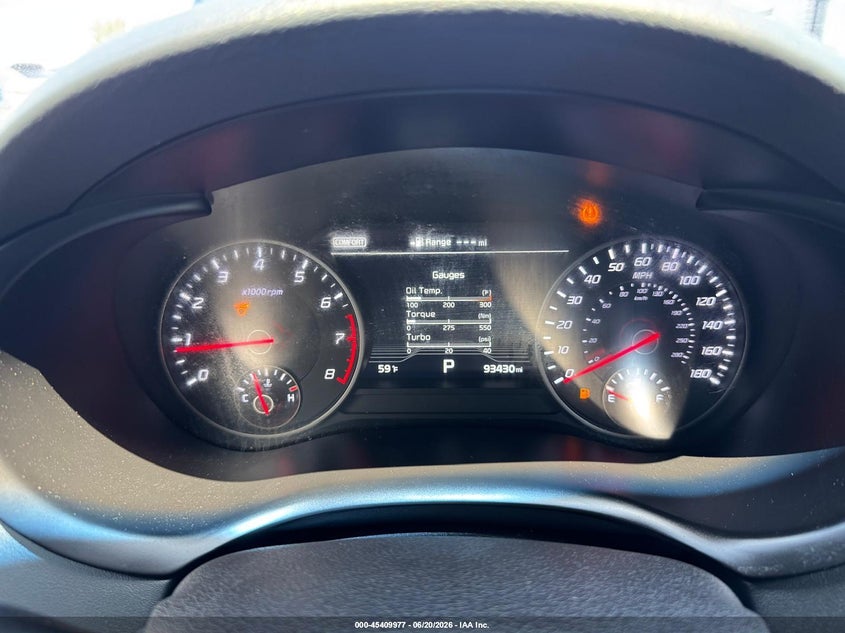2019 Kia Stinger VIN KNAE55LC9K6057823 IAAI salvage auction — UNKNOWN, Clear (Maryland), sold $11,400 on 2026-07-19 (photo 7)