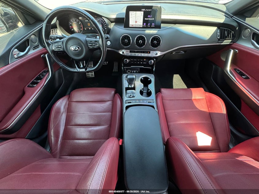 2019 Kia Stinger VIN KNAE55LC9K6057823 IAAI salvage auction — UNKNOWN, Clear (Maryland), sold $11,400 on 2026-07-19 (photo 8)