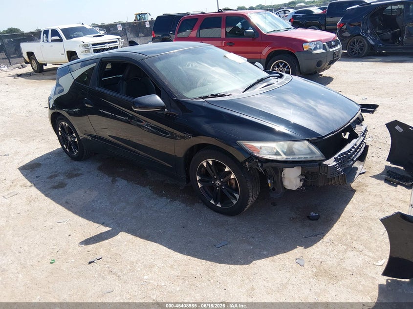 2014 Honda Cr-z VIN JHMZF1D67ES002512 IAAI salvage auction — FRONT END, Salvage (Texas), sold $25 on 2026-07-28 (photo 1)