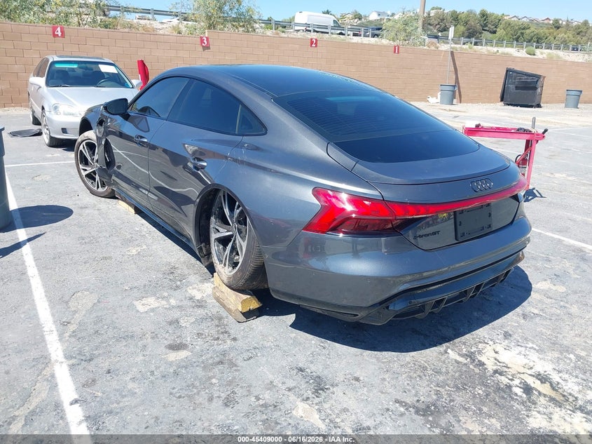 2022 Audi E-tron gt VIN WAUCJBFW5N7008463 IAAI salvage auction — LEFT FRONT, Salvage Title, sold $17,500 on 2026-08-06 (photo 3)