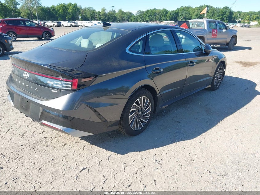 2025 Hyundai Sonata VIN KMHL54JJ1SA126955 IAAI salvage auction — LEFT FRONT, Salvage Title, sold $15,200 on 2026-07-17 (photo 4)