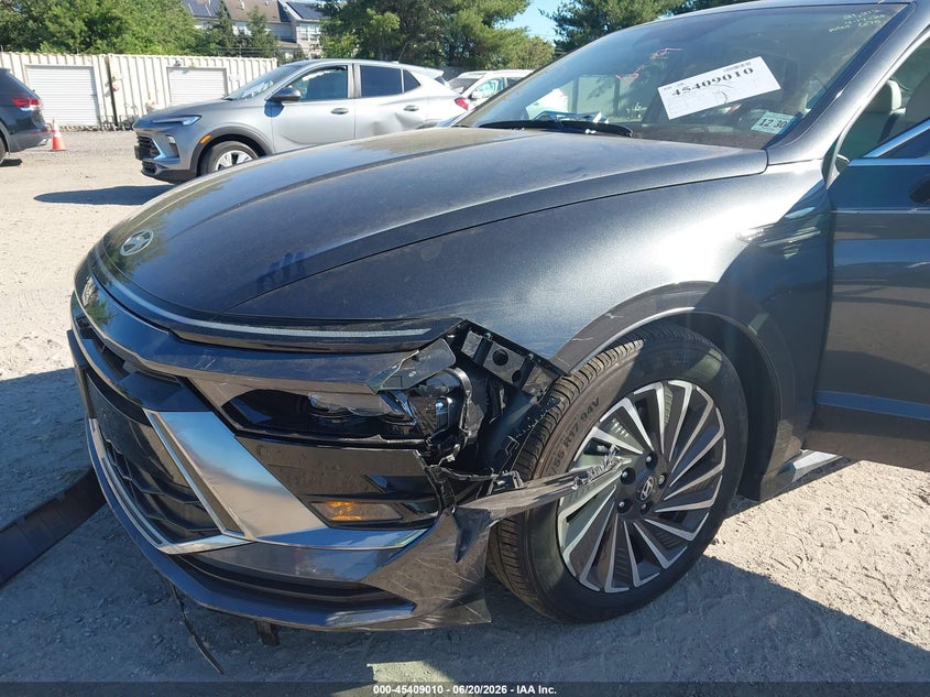 2025 Hyundai Sonata VIN KMHL54JJ1SA126955 IAAI salvage auction — LEFT FRONT, Salvage Title, sold $15,200 on 2026-07-17 (photo 6)