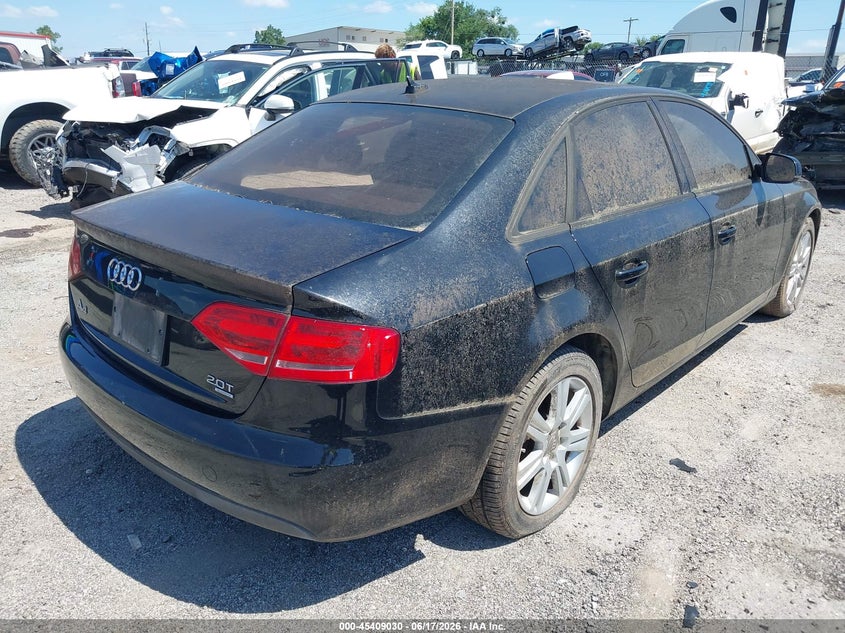 2010 Audi A4 VIN WAUBFAFL6AN033455 IAAI salvage auction — NORMAL WEAR, Clear - Public Restricted (Oklahoma), sold $375 on 2026-07-14 (photo 4)