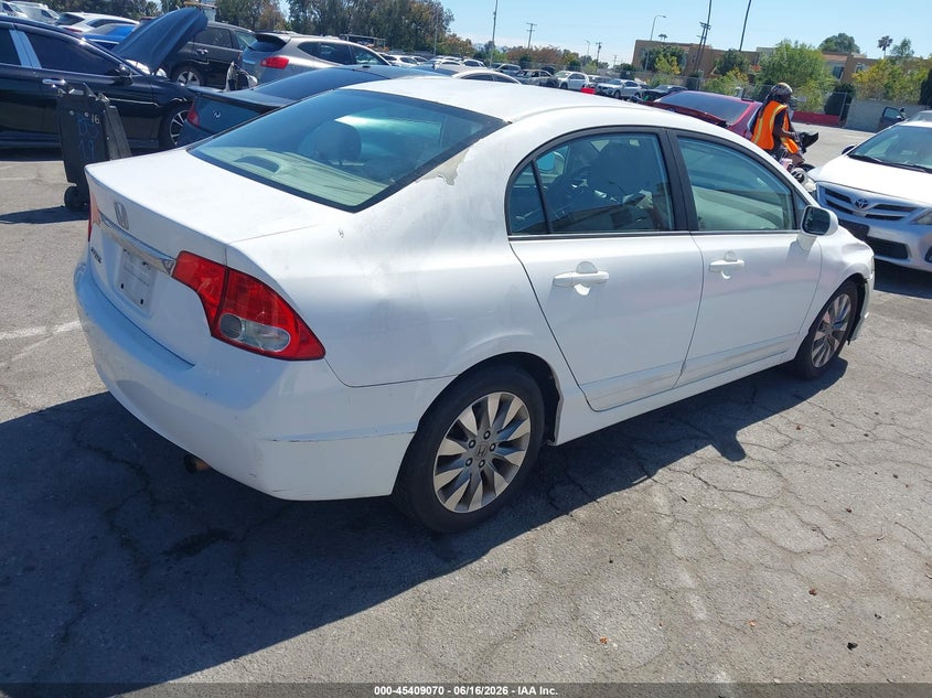 2009 Honda Civic VIN 19XFA16819E035869 IAAI salvage auction — NORMAL WEAR, Clear - Dealer Only (California), sold $1,350 on 2026-07-09 (photo 4)