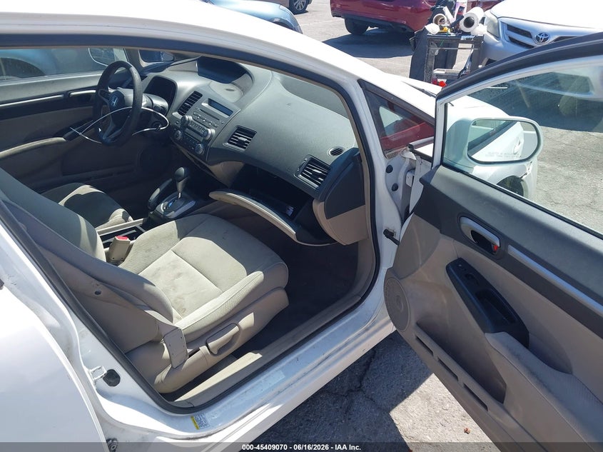 2009 Honda Civic VIN 19XFA16819E035869 IAAI salvage auction — NORMAL WEAR, Clear - Dealer Only (California), sold $1,350 on 2026-07-09 (photo 5)