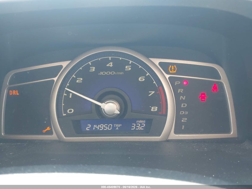 2009 Honda Civic VIN 19XFA16819E035869 IAAI salvage auction — NORMAL WEAR, Clear - Dealer Only (California), sold $1,350 on 2026-07-09 (photo 7)