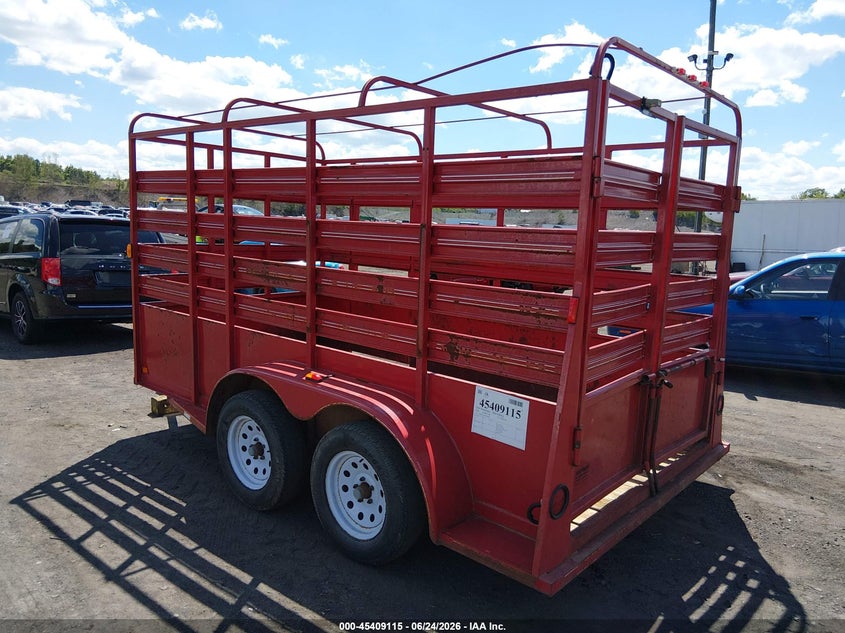 2006 Carry on 12' trailer VIN 4YMLT1229BV030500 IAAI salvage auction — REAR END, Salvage (Pennsylvania), sold $700 on 2026-07-07 (photo 3)