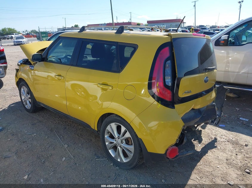 2015 Kia Soul VIN KNDJP3A51F7207573 IAAI salvage auction — FRONT & REAR, Clear (Tennessee), sold $475 on 2026-07-30 (photo 3)