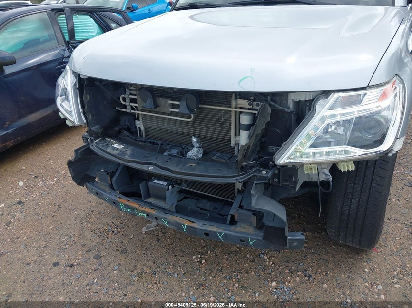 2020 Nissan Armada VIN JN8AY2ND0LX015862 IAAI salvage auction — FRONT END, Salvage (North Carolina), sold $4,900 on 2026-07-27 (photo 6)