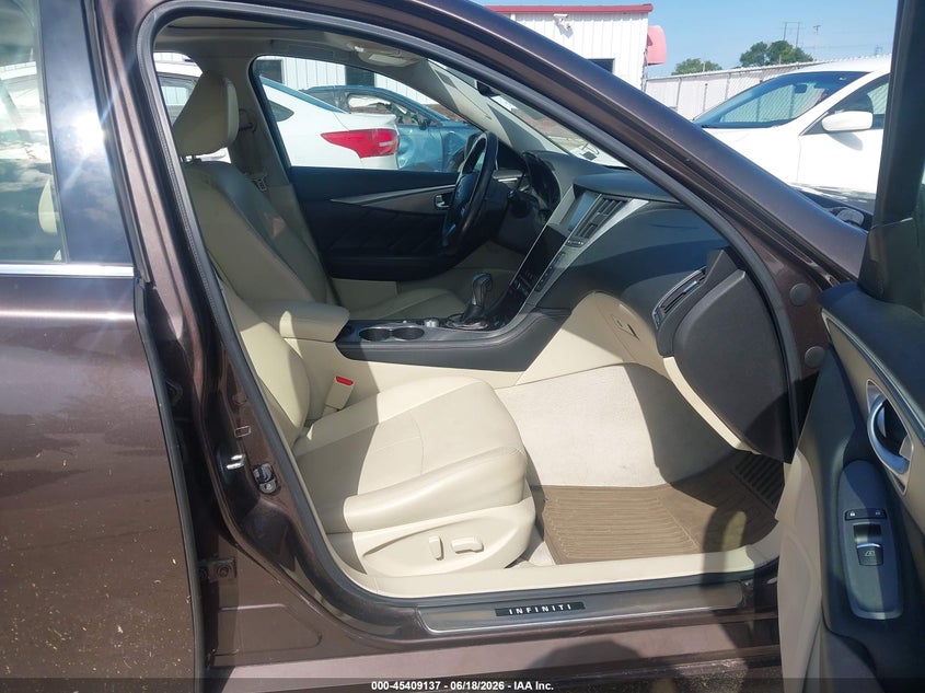 2015 Infiniti Q50 VIN JN1BV7AR6FM397153 IAAI salvage auction — NORMAL WEAR, Clear (Missouri), sold $525 on 2026-07-28 (photo 5)