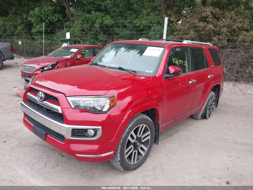 2018 Toyota 4runner VIN JTEBU5JRXJ5491751 IAAI salvage auction — RIGHT REAR, Salvage (Indiana), sold $12,750 on 2026-07-15 (photo 2)