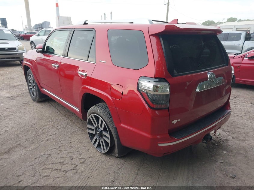 2018 Toyota 4runner VIN JTEBU5JRXJ5491751 IAAI salvage auction — RIGHT REAR, Salvage (Indiana), sold $12,750 on 2026-07-15 (photo 3)