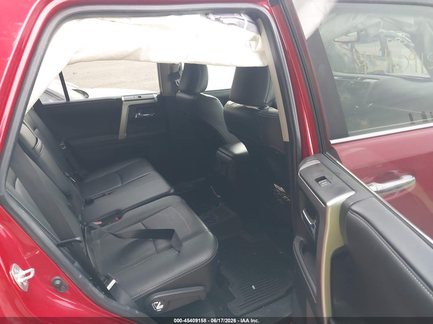 2018 Toyota 4runner VIN JTEBU5JRXJ5491751 IAAI salvage auction — RIGHT REAR, Salvage (Indiana), sold $12,750 on 2026-07-15 (photo 8)
