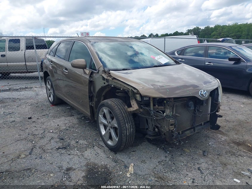 2010 Toyota Venza VIN 4T3ZK3BB2AU029322 IAAI salvage auction — FRONT END, Salvage (Georgia), sold $2,550 on 2026-07-29 (photo 1)