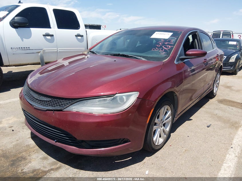 2015 Chrysler 200 VIN 1C3CCCAB2FN583743 IAAI salvage auction — NORMAL WEAR, Clear (New Mexico), sold $1,050 on 2026-07-22 (photo 2)