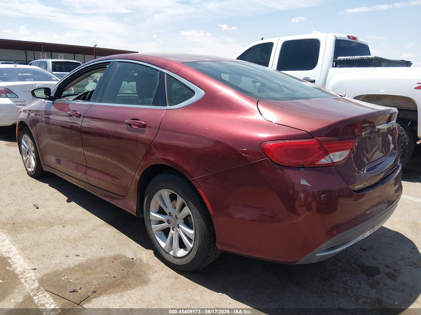 2015 Chrysler 200 VIN 1C3CCCAB2FN583743 IAAI salvage auction — NORMAL WEAR, Clear (New Mexico), sold $1,050 on 2026-07-22 (photo 3)