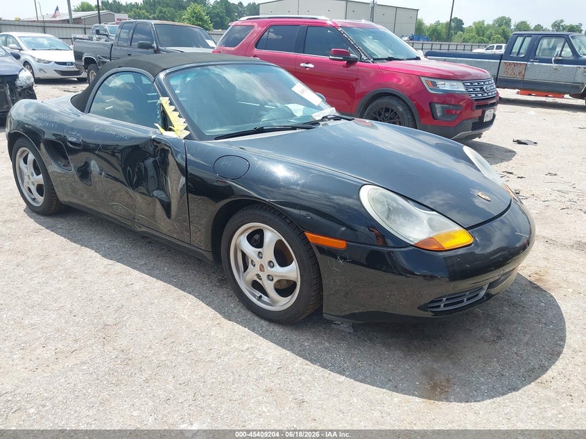 2000 Porsche Boxster VIN WP0CA2984YU626010 IAAI salvage auction — REAR END, Original (Texas), sold $3,550 on 2026-07-22 (photo 1)