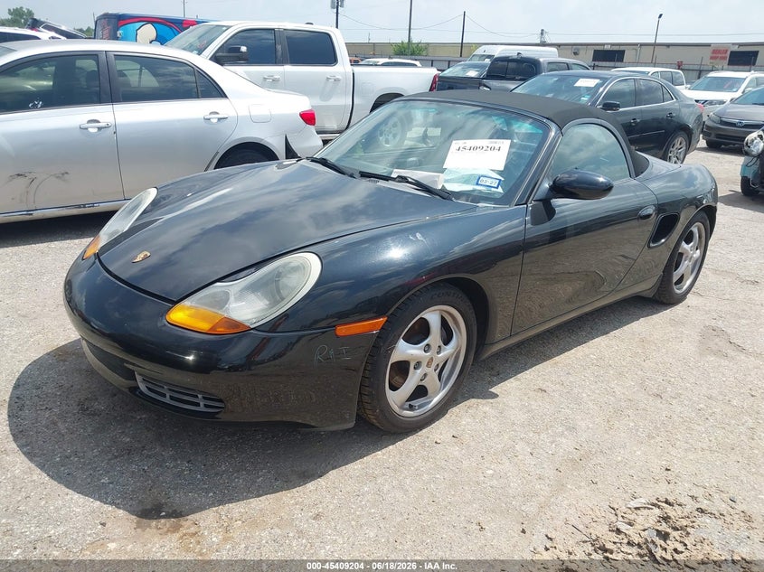 2000 Porsche Boxster VIN WP0CA2984YU626010 IAAI salvage auction — REAR END, Original (Texas), sold $3,550 on 2026-07-22 (photo 2)