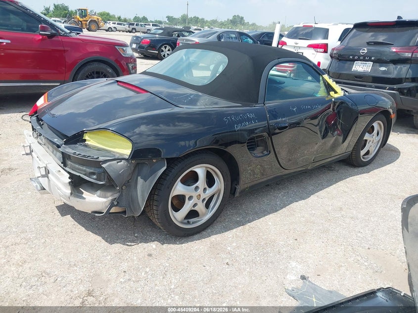 2000 Porsche Boxster VIN WP0CA2984YU626010 IAAI salvage auction — REAR END, Original (Texas), sold $3,550 on 2026-07-22 (photo 4)
