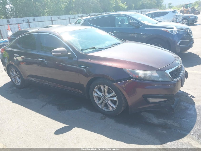 2011 Kia Optima VIN KNAGN4A7XB5048188 IAAI salvage auction — FRONT & REAR, Salvage (Utah), sold $475 on 2026-07-09 (photo 1)