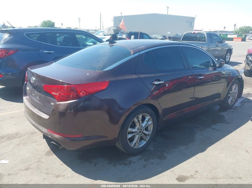 2011 Kia Optima VIN KNAGN4A7XB5048188 IAAI salvage auction — FRONT & REAR, Salvage (Utah), sold $475 on 2026-07-09 (photo 4)