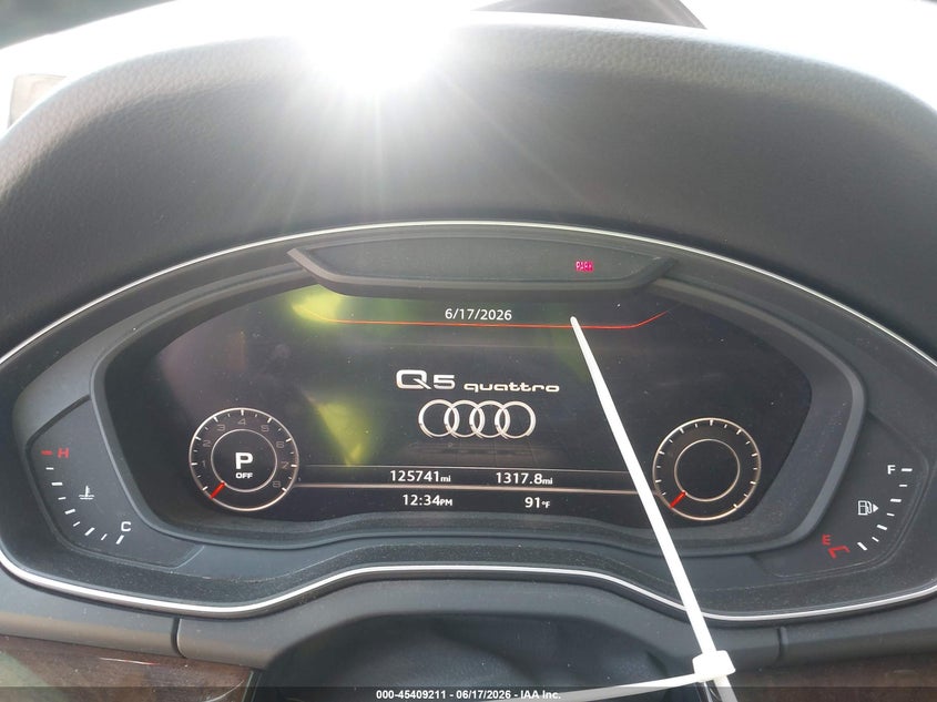 2019 Audi Q5 VIN WA1CNAFY2K2073678 IAAI salvage auction — REAR END, Salvage (Texas), sold $5,700 on 2026-07-21 (photo 7)